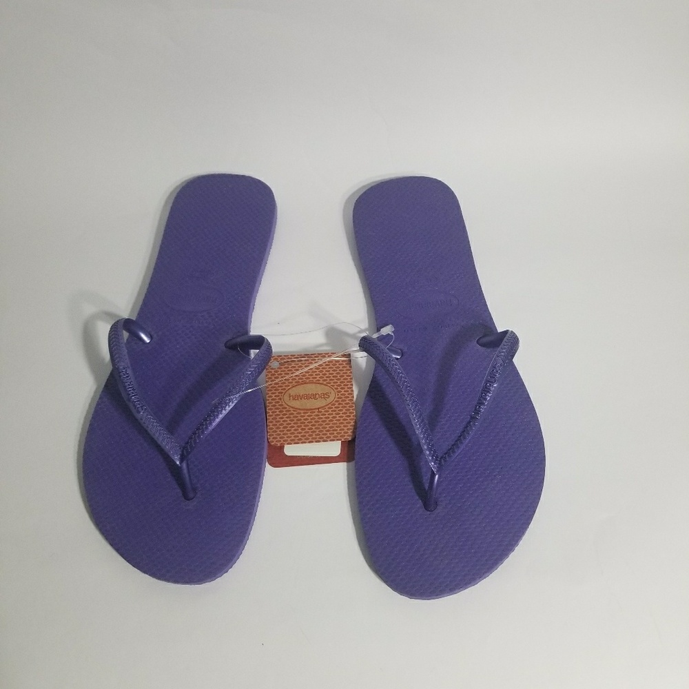 Havaianas slim purple flip flop sandals